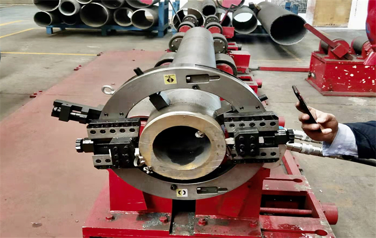 Anfasen dickwandiger Rohre bei der SANY Group