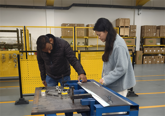 Neukundenbesuch: Kunde aus Indien